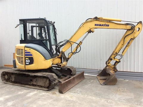 Komatsu PC50MR-2 Hydraulic Excavator Official Workshop Service Repair Technical Manual
