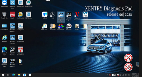 Star C4 SD Connect Diagnostic Adapter & Laptop Complete Kit For Mercedes Cars & Trucks- Include Latest Xentry And DAS 2025 - Always Latest
