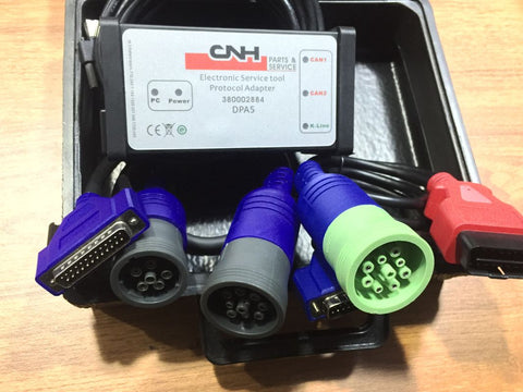 CASE / STEYR / KOBE-LCO - CNH Est DPA 5 Diagnostic Kit 2024 Diesel Engine Electronic Service Tool Adapter 380002884-Include CNH 9.10 Engineering Software - 499$ Value !