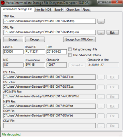 Volvo Excavator EW145B MID 187 - Construction Equipment Flash File