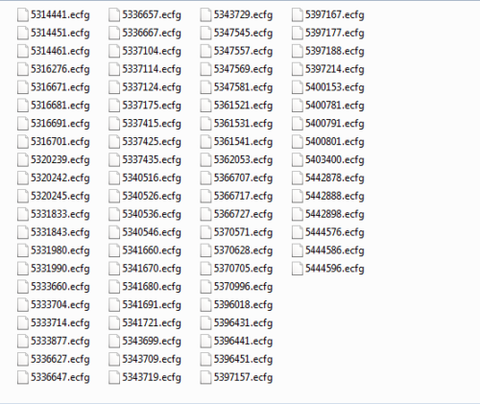 BDC CM2350 ECFG Meta File Collection - Code 5444596 And More As Shown In Picture