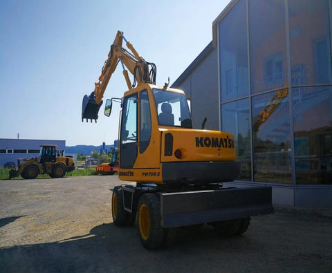 Komatsu PW75R-2 Wheeled Excavator Official Workshop Service Repair Manual