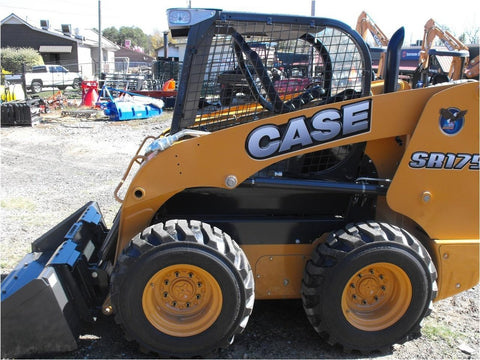 CASE SR175 SR250 SV185 SV250 SV300 Alpha Series Skid Steer Loader Workshop Service Manual