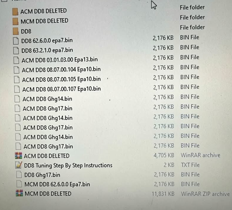 Detroit Diesel DD8 MCM ACM Tuning – EGR DEF DPF SCR Delete Flesh Files ALL ACM & MCM Software Versions