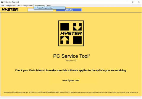 Yale Hyster Forklifts PC Service Tool v 5.3 Diagnostic And Programming Software Latest 2024