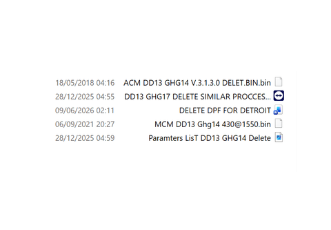 Detroit Diesel GHG14 DD13 MCM ACM Tuning – EGR DEF DPF SCR Delete Flesh Files With Video