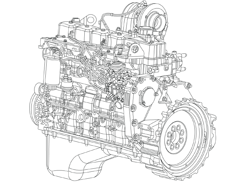 Case CNH NEF Four Cylinder Mechanical Tier 2 & Stage II Engine Officia