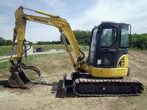 Komatsu PC35MR-2 PC40MR-2 Hydraulic Excavator Official Workshop Service Manual