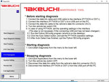 Genuine KUBOTA \ TAKEUCHI DIAGNOSTIC KIT (PYTHON) Diagnostic Adapter- Diagmaster 2024 Software
