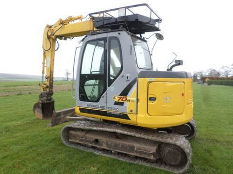 New Holland E70BSR ROPS Tier III Midi Crawler Excavator Official Workshop Service Repair Technical Manual