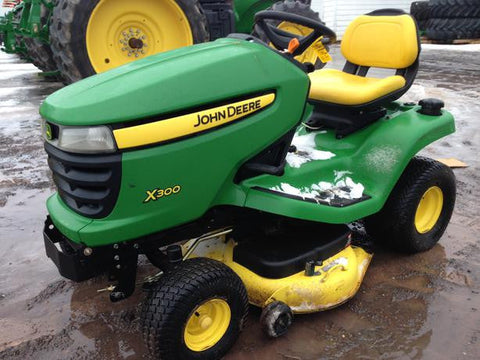 John Deere X300 Series X300 X304 X320 X324 X340 X360  Lawn and Garden Tractors Service Manual