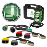 Universal Heavy Duty Diagnostic Kit 2022 With Genuine Noregon DLA+ 2.0 Adapter Kit (122061)- And 3 Software Choose From List