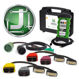 Universal Heavy Duty Diagnostic Kit 2021 With Genuine Noregon DLA+ 2.0 Adapter Kit (122061)- And 3 Software Choose From List