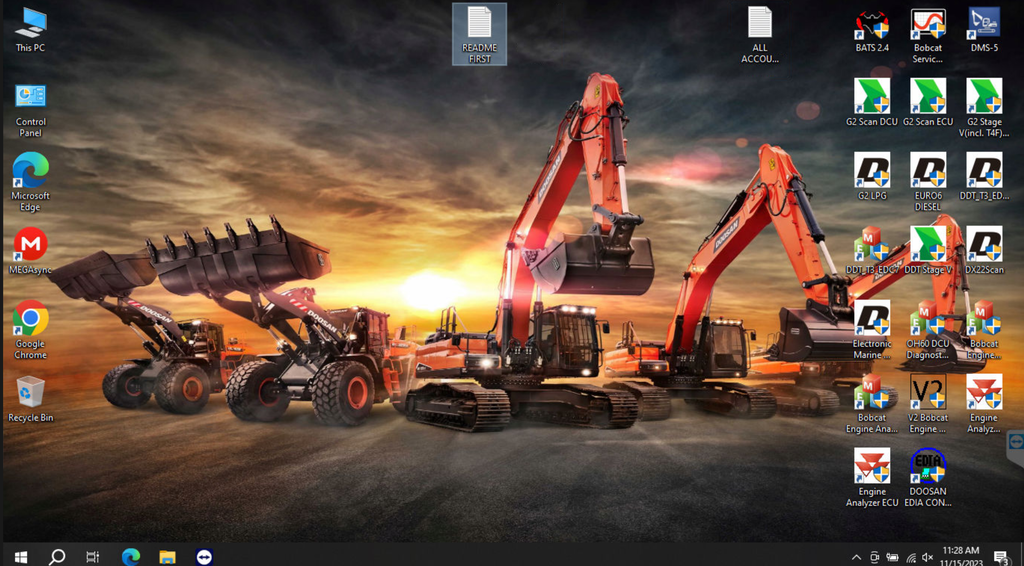 DOOSAN uVIM Interface & CF-54 Diagnostic Laptop For All Doosan Machine ...