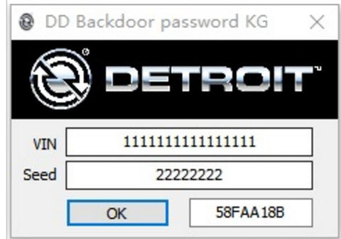 Detroit Diesel Backdoor Password Generator - Best Tool Online Save Dealer Visit ! - Full Online Installation Service !