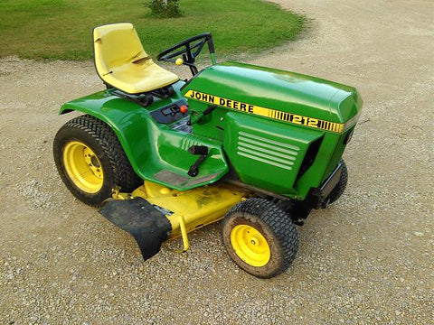 John Deere 210 212 214 216 Lawn & Garden Tractor Official Operator's Manual