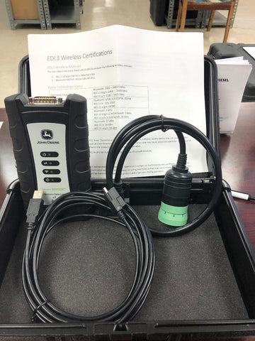 Genuine Diagnostic Kit EDL v3 (Electronic Data Link v3) Diagnostic Adapter For John Deer - Include Service Advisor 5.3 Software 2022