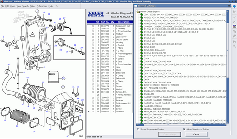 VOLVO Penta EPC II 05 2015 Parts Manuals Software For All Volvo Engines Up To 2016 - Online Installation Free !!