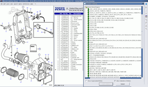 VOLVOS Pentas EPC II 05 2015 Parts Manuals Software For All Volvo Engines Up To 2016 - Online Installation Free !!