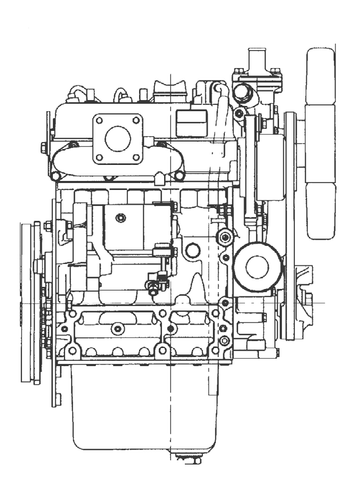 Komatsu 67E-1 Series Diesel 3D67E-1A Diesel Engine Official Workshop Service Repair Manual