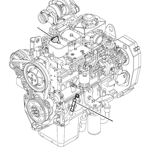 Komatsu 4D104E Series 4D104E-1 4D104E-2 Diesel Engine Official Workshop Service Repair Manual