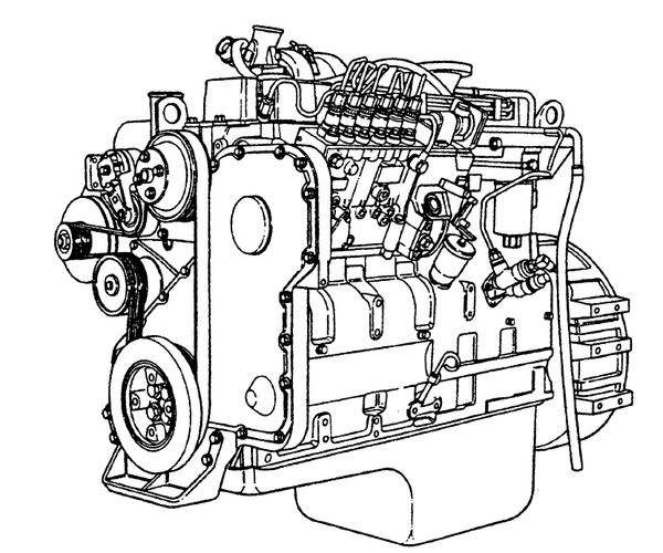 Komatsu 114 Series 6D114E-1 Diesel Engine Official Workshop Service Re