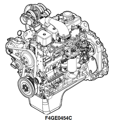 New Holland CNH U.K. F4GE0404B F4GE0454C F4GE0484G Engines Workshop Service Repair Manual