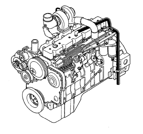 Komatsu KDC 614 Series Engine Official Troubleshooting and Repair Manual
