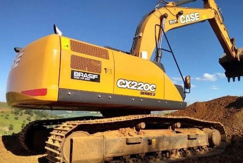Case CX220C Series 2 CX240C Hydraulic Excavator Official Workshop Service Repair Manual