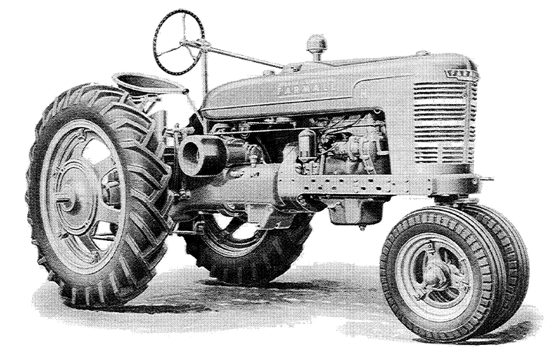Case Tractor Drawing