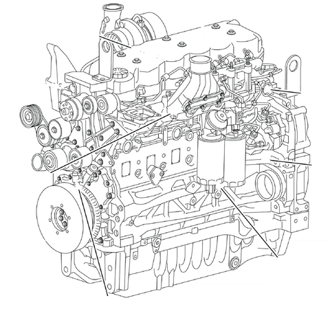 Case IH F4CE F4DFA F4HE NEF Tier 0 Engine Official Workshop Service Repair Manual