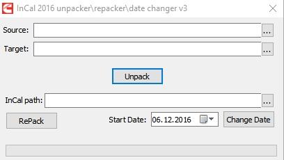 InCal Unpacker - Repacker - Date Changer 2016 v3 Include User Manual - For Cumins Diagnostics