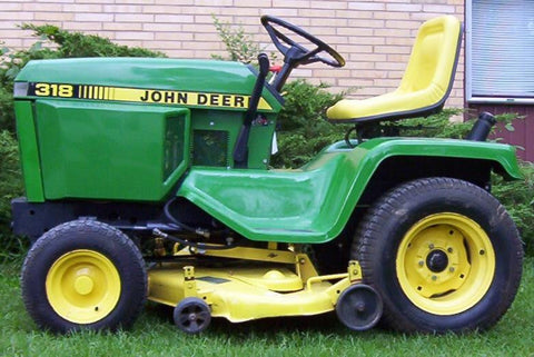 John Deere 300 Series 316 318 And 420 Lawn And Garden Tractors Technical service Manual