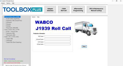 MERITOR WABCO TOOLBOX 13.4 &  ECAS CAN2 V3.00 - ABS And Hydraulic Power Brake (HPB) Diagnostics Software Latest 2021