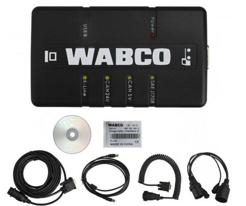 Genuine Meritor WABCO Diagnostics Kit WDI With TEBS-E v5.5 - ABS And HPB Diagnostics Software Latest 2019 - Windows 10 Supported ! !
