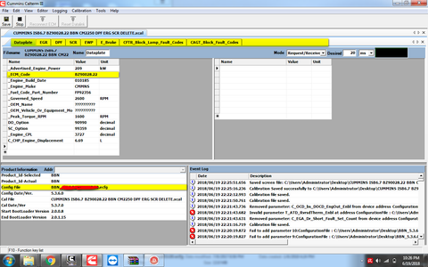 ISB6.7 BZ90028.22 BBN CM2250 DPF EGR SCR DELETE Include Screen File